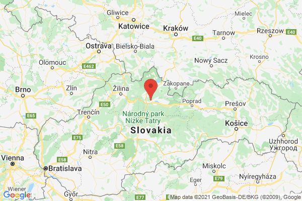 Google map: Na hlinách 340, 034 82 Lúčky